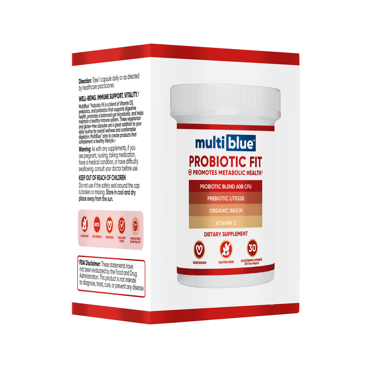 MultiBlue Probiotic Fit