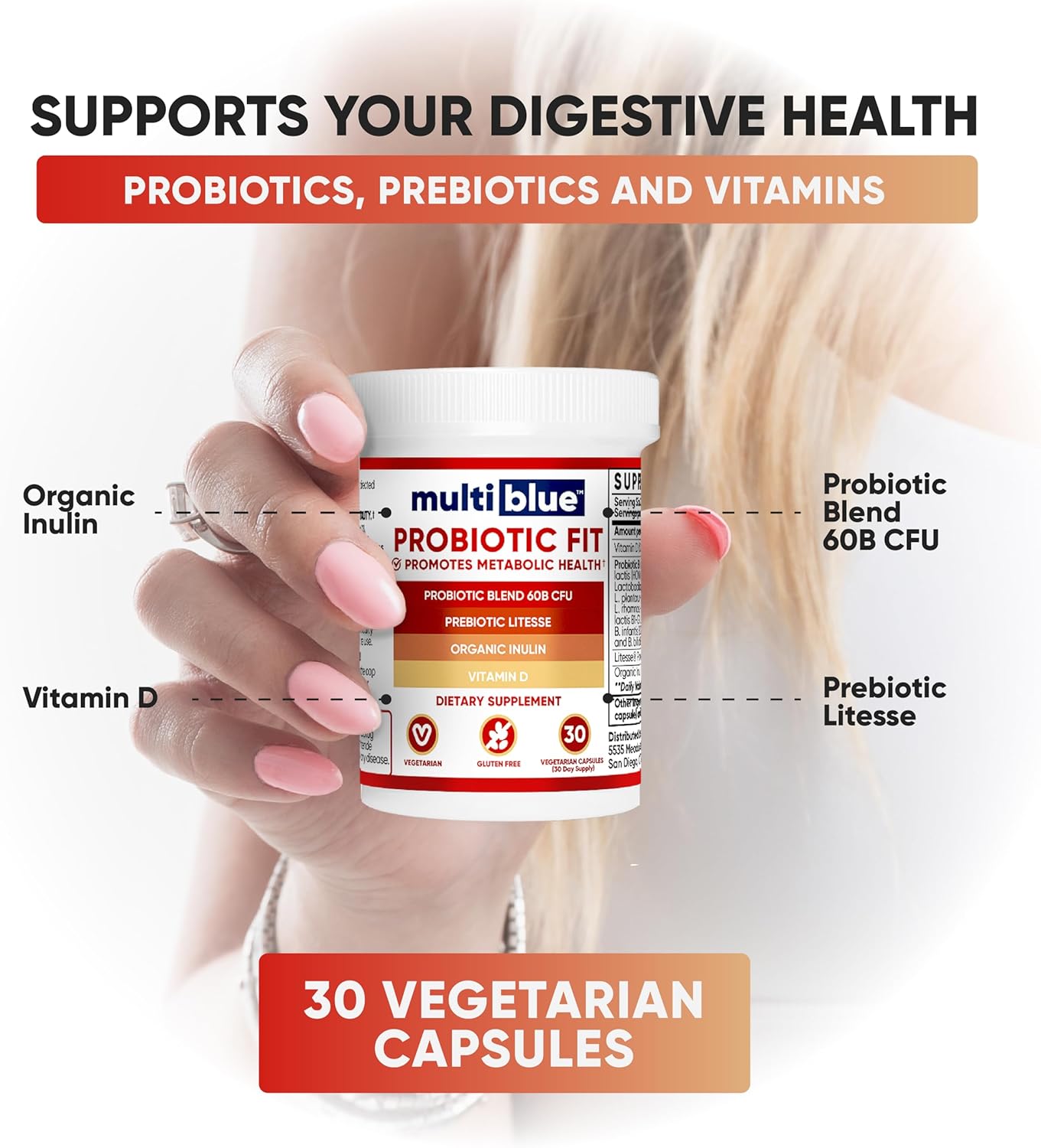 MultiBlue Probiotic Fit