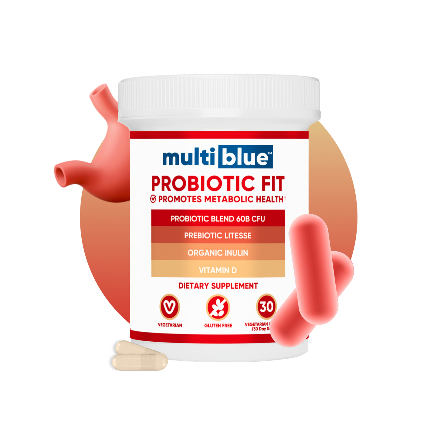 MultiBlue Probiotic Fit